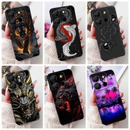 For ITEL A60 A60s A662LM Fashion Cool Dragon Spider Pattern Casing ItelA60 ItelA60S Soft Silicone TP