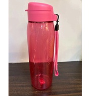 tupperware pink h2go flask 750ml with strap