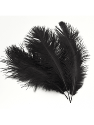 40入組/袋35-40cm鴕鳥羽毛,適用於家居裝飾、服飾配飾、手工藝品、羽毛扇或燈製作