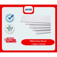 White Foam Board 5mm Paper Foam Board , Artcard Board, Foam Board, PP Board   [BRD-FN] PM ME