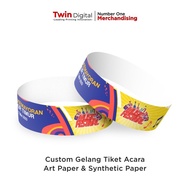 Print PenSi Event Ticket Bracelet - Wristband Event Wahana Indoor Outdoor