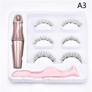 CXBDG Set de pinzas y pestañas postizas magnéticas líquidas y magnéticas 5/3, extensiones de pestaña