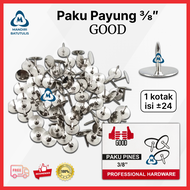 Ecer Paku Payung Kecil Mading Thumb Tacks - Paku Pines Tajam - Thumbtacks Papan Buletin - Paku Kepal