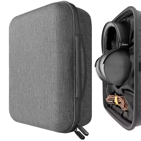 Geekria Headphones Case Pouch for Large Sized AKG Q701 Sony MDR-Z1R Hard Portable Protective Earphon