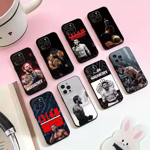 Islam M-Makhachev Phone Case Silicone Soft For IPhone 17,16,15,14,13,12,11,XS,Plus Pro Max
