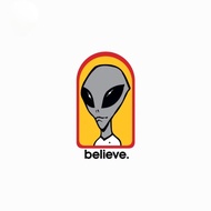 Alien Workshop sticker believe logo brand skate sticker