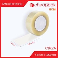 CBK2A - 2 rolls of tape in size 4.8cm x 200yards - Packing tape, large tape