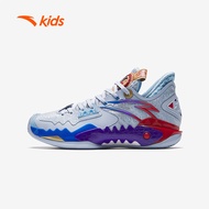 ANTA Kids' Shock Wave 5 Kyrie lrving Mid-big(7Y-14Y)Boy Basketball Shoes 312331101-3 Legit Official 