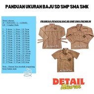 Fguh- Clothes Boys' Penggalang Shirts Girls' Penggalang School Uniforms