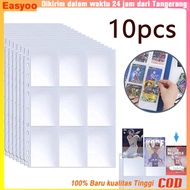 10 Sheets A4 Nine Grids Photocard Sleeves Double-Sided Waterproof/Sleeve Binder Photocard