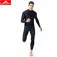 【Versatile】 Sharkskin Men Wetsuit Pants Anti- Lycra Rashguard Full Length Fitness Quick Dry Swimming Surfing Scuba Diving Leggings