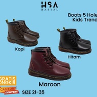 CODE N84G Children's shoes Docmart 5 Hole Boots Size 2135