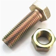 M8 Head Bolt 12 mm Yellow Nut Bolt M8 Key 12 mm BMK Bolt M8 Nut Key 12 mm