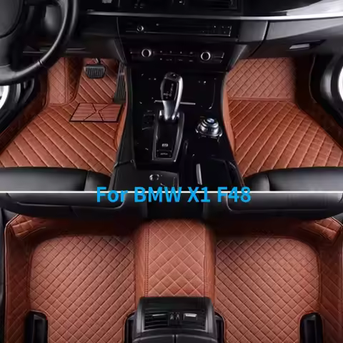 Custom Car Floor Mats For BMW X1 F48 2015 2016 2017 2018 2019 2020 2021 2022 Year Full Coverage Floo