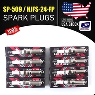 Enhance Engine Performance For SP-509 HJFS-24-FP, OEM Spark Plugs Set 8pcs NEW