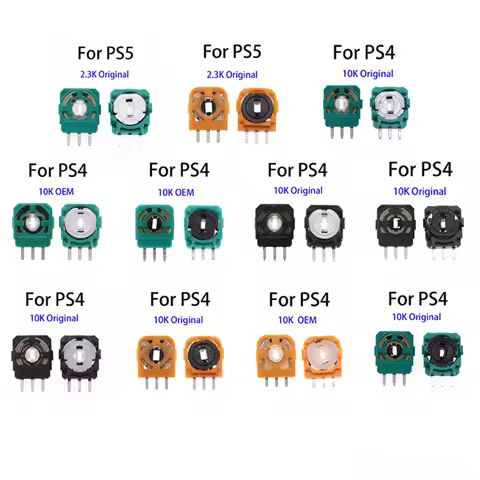1pcs Original 3D Analog Micro Switch Sensor for PS4 PS5 Controller 3D Thumbstick Axis Resistors Pote