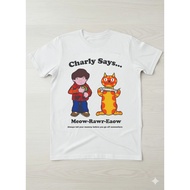 Summer Fashion Men's T-shirt Charly 70s Retro Public Information Says Adults T-Shirt