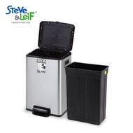 Steve & Leif Pedal Trash Bin / Waste Bin / Dustbin with 1 Inner Bin 20L (Stainless Steel)