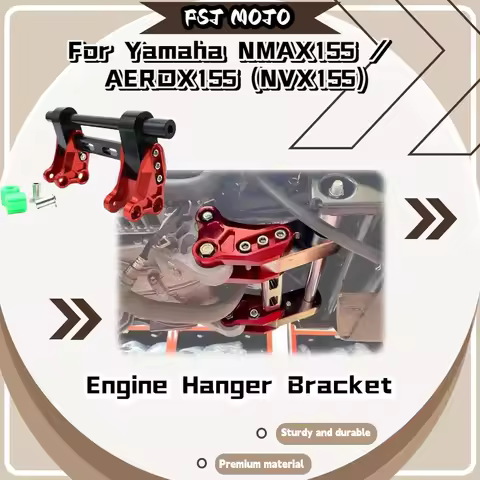 For Yamaha NMAX155 AEROX155 (NVX155) Modified Engine Hanger Heavy‑Duty Reinforcement Mount Bracket M
