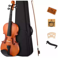ไวโอลิน ขนาดมาตรฐาน 3/4|4/4 อุปกรณ์ให้มาครบ พร้อมส่ง! ไวโอลิน พร้อม คันชัก /ยางสน เพิ่มเซต/สายไวโอลิ
