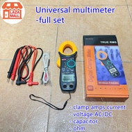 NJTY MULTI Digital Clamp 3266TD Multimeter AC DC AmP meter OHM Electrician Capacitance 电压测试表 万能 TEST