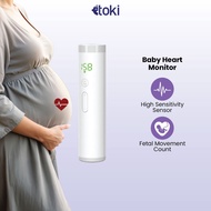 Toki - Wireless Fetal Doppler Baby Heart Monitor Heart Rate Detector Ultrasound Pregnancy Women Home