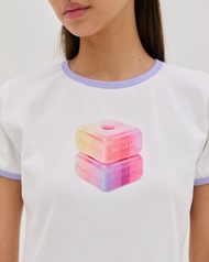 The Freckled Market - FKM Jelly Ringer Tee เสื้อยืดพิมพ์ลาย