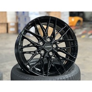 NEW 17X7.5J Lenso Yeti Rim (set of 4) Gloss Black 5X114.3 for Civic Camry Lancer CX3 CX30 CX5 X50 X7