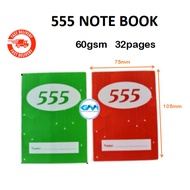 555 EAGLE NOTE BOOK | 555 Pocket Note Book | Note Book 555 Buku Kecil Notebook
