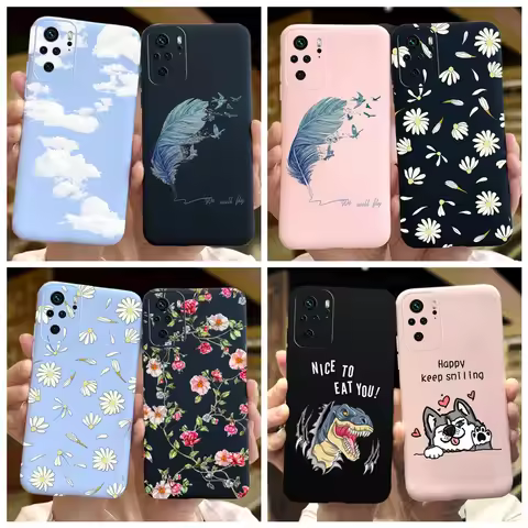 For Xiaomi Redmi Note 10 Pro Case Phone Cover Silicone Soft Back Cases on For Redmi note10 10pro 10 