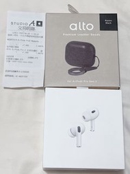 全新apple AirPods Pro藍牙耳機黑色保護殼alto Studio購入