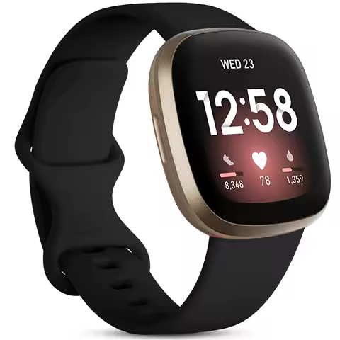 Strap for Fitbit Versa 4 3 Sense 2 band Smartwatch Accessories replacment wristband Sport silicone B