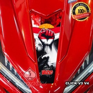 Honda Click V2 V3 V4 160 Front Sticker Indo Concept