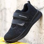 Men Work Shoes Anti-Puncture Anti-Smash Steel Toe Work Shoes Work Shoes Lightweight Safety Shoes Men