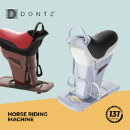 Dontz Horse Riding Exercise Machine [ Strengthen Muscle, Enhance Balance, Improve Posture, 3 Modes, 20 Gears, 3D Simulate 5-Axis Operation, LED Touch Screen Display, Breathable, Ergonomic, PU Seat, Adjustable Stirrup, Home Gym, Body Slimming ]