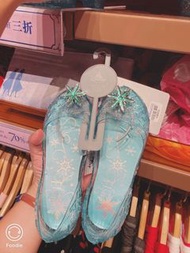 只限今日 付款$10訂金 20cm Brand New Disney Disneyland Elsa 鞋 迪士尼 公主裙 配件 公主鞋 女仔鞋 婆仔鞋 鞋仔 拖鞋
