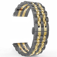 Ready to ship 22mm Men Version Seven-beads Steel Watch Band