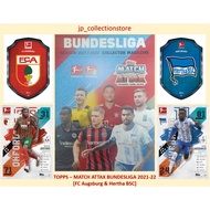 [FC Augsburg & Hertha BSC] 2021/22 Match Attax Bundesliga Shiny & Normal Cards