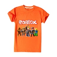 เสื้อยืดเด็กการ์ตูน Roblox เสื้อยืดแขนสั้น พิมพ์ลายการ์ตูนซุปเปอร์ฮีโร่ ซูเปอร์แมน ลําลอง สําหรับเด็กผู้ชาย เด็กวัยหัดเดิน Cotton