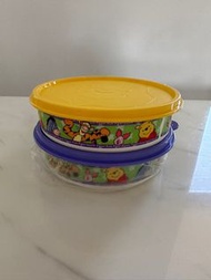 「全新」 Tupperware 特百惠 Winnie the Pooh 維尼熊 Set of Two Containers
