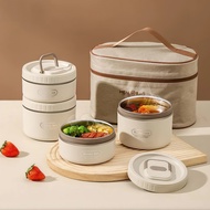 304 Stainless Steel Insulated Lunch Box | Microwave Heated | Bekas Makanan Tahan Panas 保溫飯盒 不銹鋼