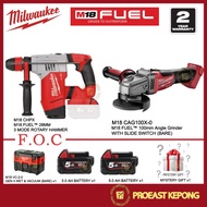 MILWAUKEE M18 FUEL™ CHPX-502C 28MM 3 Mode Rotary Hammer + CAG100X-0 100mm Angle Grinder  [COMBO]