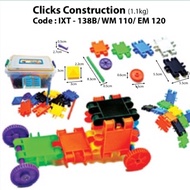 Educational block : clicks construction