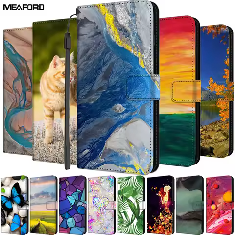 Leather Flip Case for Samsung A71 A51 A41 A31 Cover A30S A50S A50 A70 Margnetic Stand Book Wallet Ca