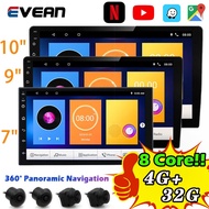 4G+32G 8Core Android Car Player Support 360 Camera System 7/9/10inch Duoble Din IPS Screen with WIFI