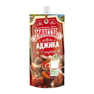 Maheev Hot Adjika Sauce — Spicy Tomato Pepper Sauce 140 g