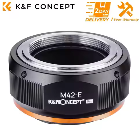 K&F Concept M42 Lens to E Pro Camera Lens Mount Adapter For Sony a5000 a6000 a6400 A7C A7C2 A1 A7S A