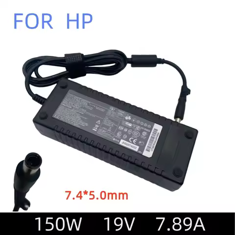 150W AC Power Supply 19V 7.89A 7.4mm Pin Laptop Charger Adapter For HP PA-1121-02H 316687-001 317188
