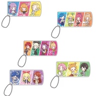 Cute Aikatsu Anime Mica Acrylic Chibi Keychain, Decorative Accessory Rectangular Bookbag Collectible