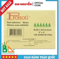 Pronoti 3x4 Note Paper / Note Paper 100 Sheets/Pet - Note size 3x4: 76.2x101.6mm - Gia Nguyen